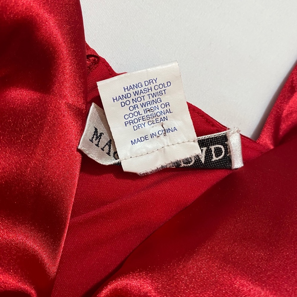 2/$24 Red Ruched Semi-Formal Dress - Picture 4 of 4